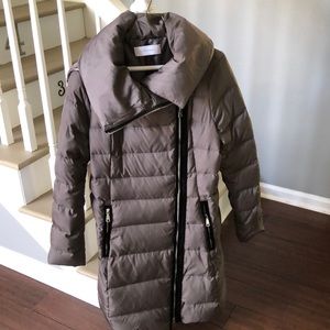 Long Tahari puffer jacket